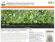 Tablet Screenshot of albertahomegardening.com